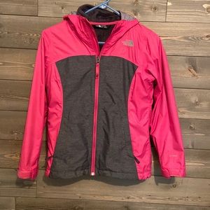 Girls M (10/12) North Face 3 in 1 Tri-Climate jacket